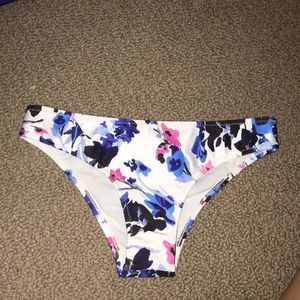 floral print bathing suit bottoms